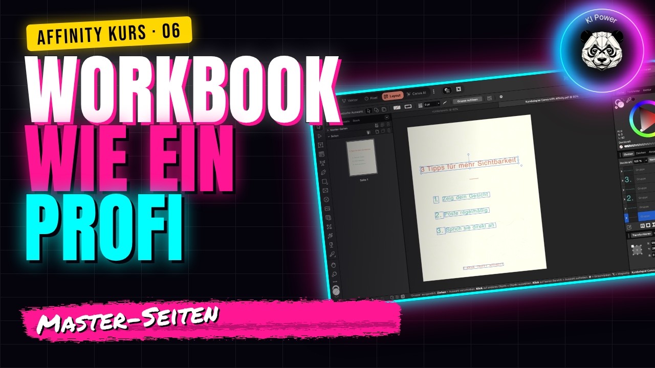 Video: Dein Workbook im Layout-Studio