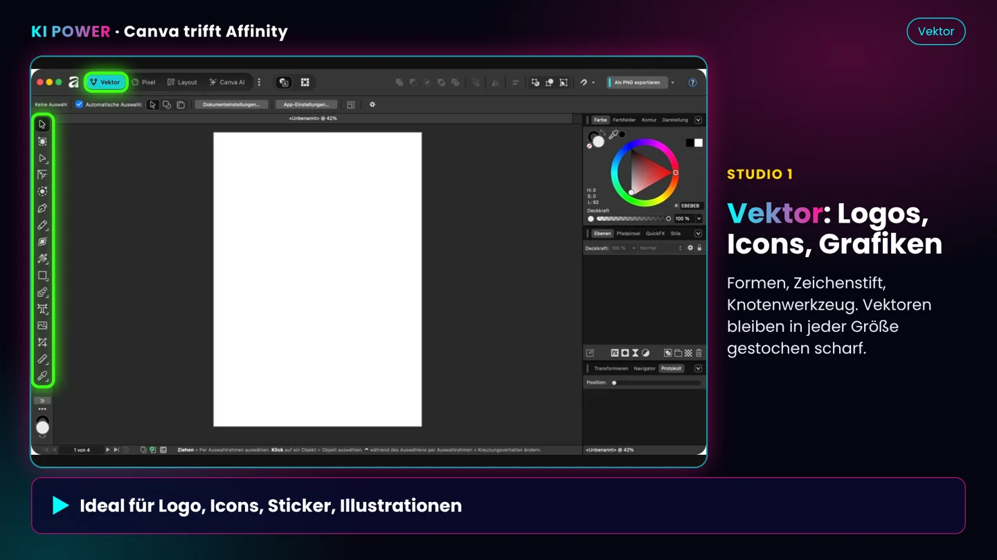 Screenshot: Vektor