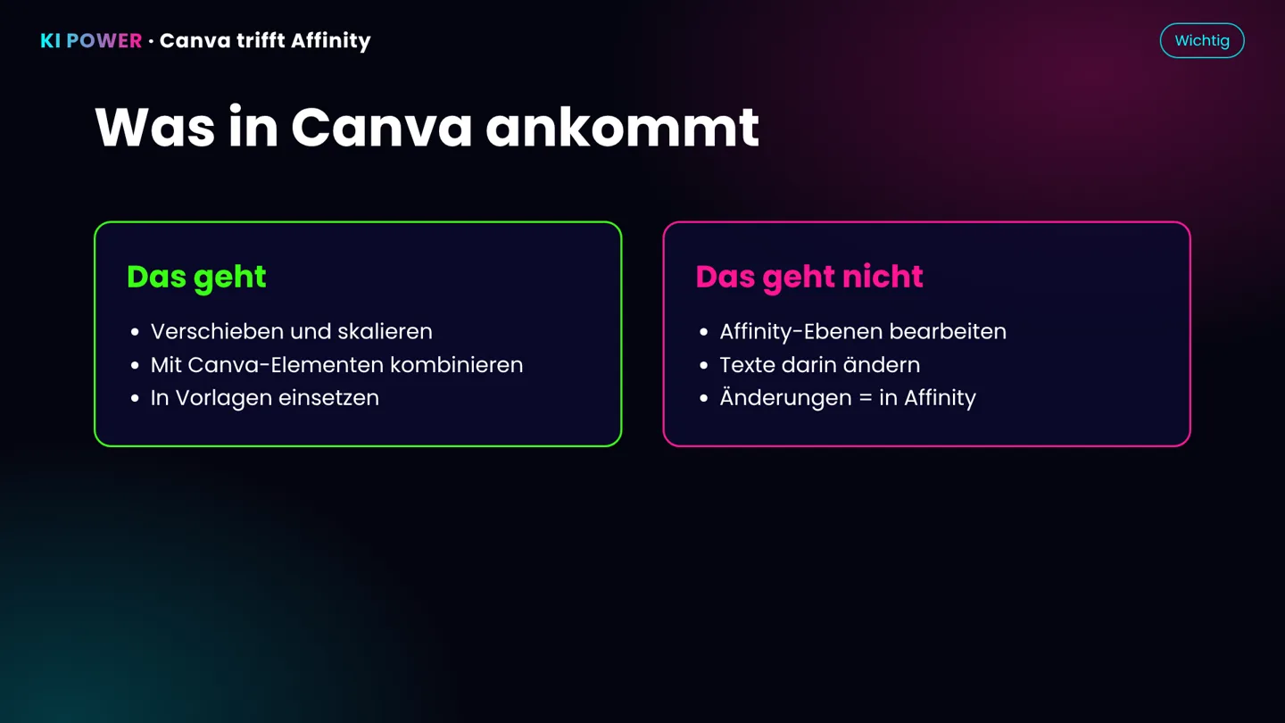 Screenshot: Was ankommt